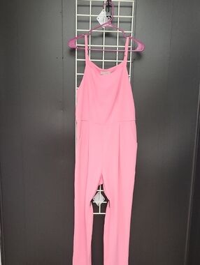 Ces Femme Bubblegum Pink Sleeveless Jumpsuit, Meduim